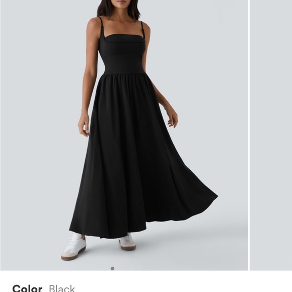 Elegant Black Maxi Dress - Picture 3 of 7